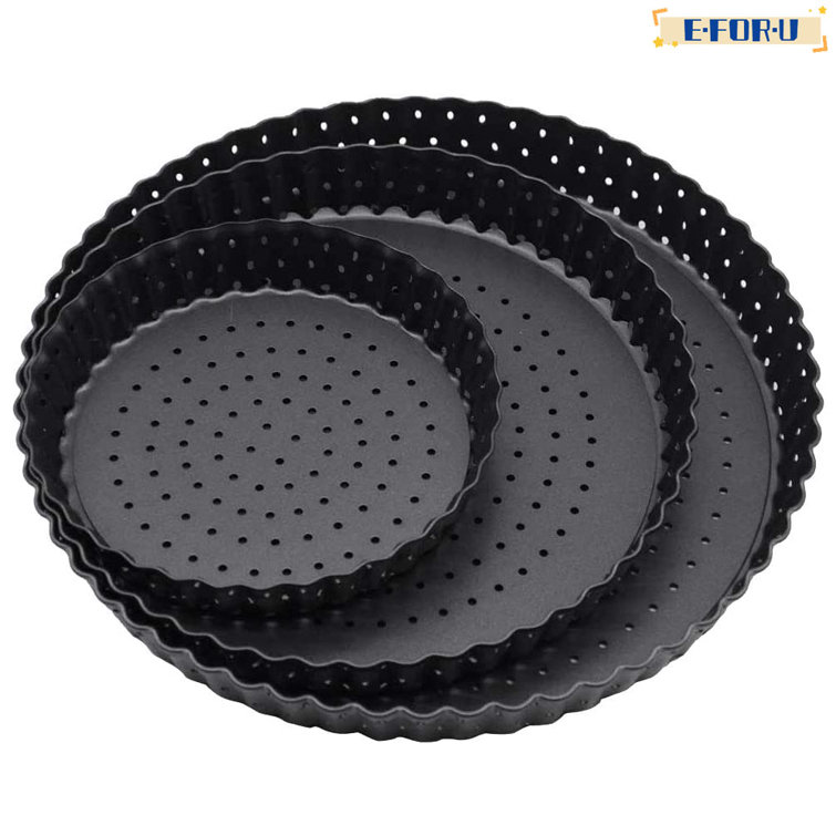 E.FOR.U Perforated Quiche Tin Nonstick Pie Tin With Holes Wayfair